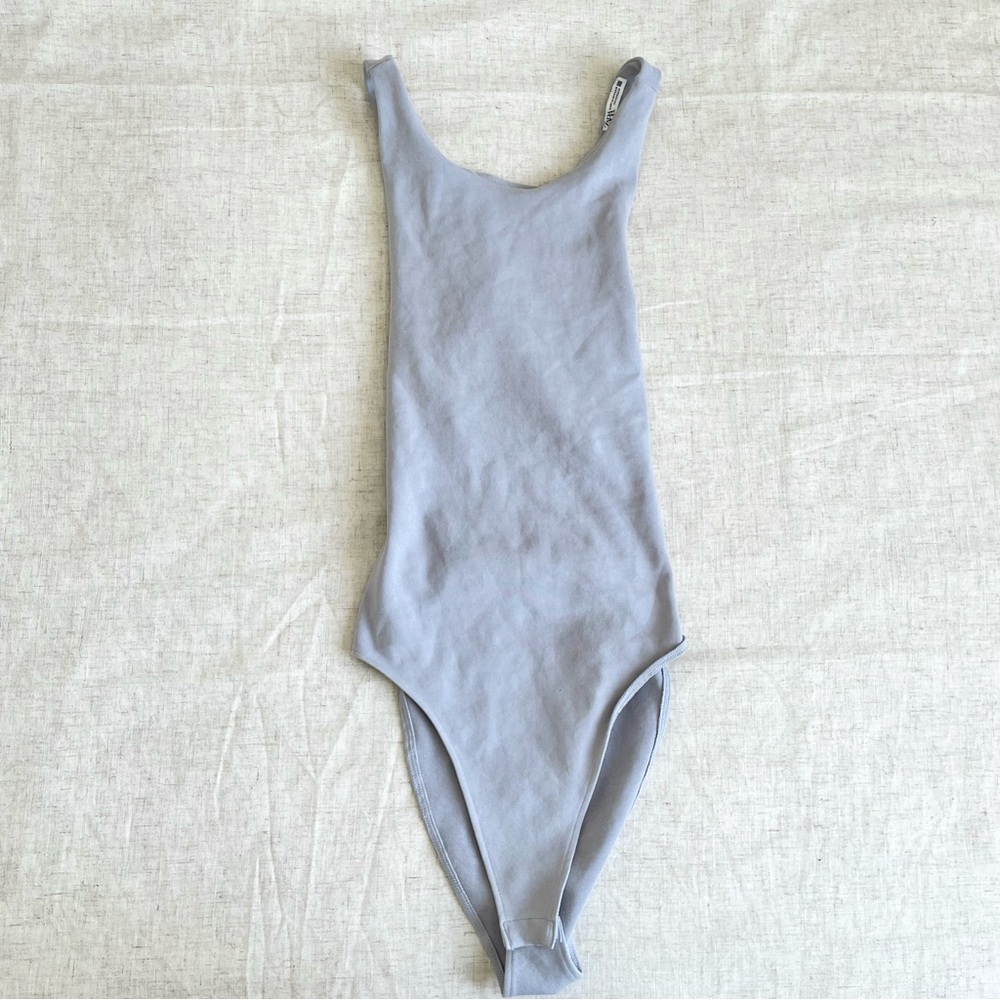 Zara purple gray bodysuit